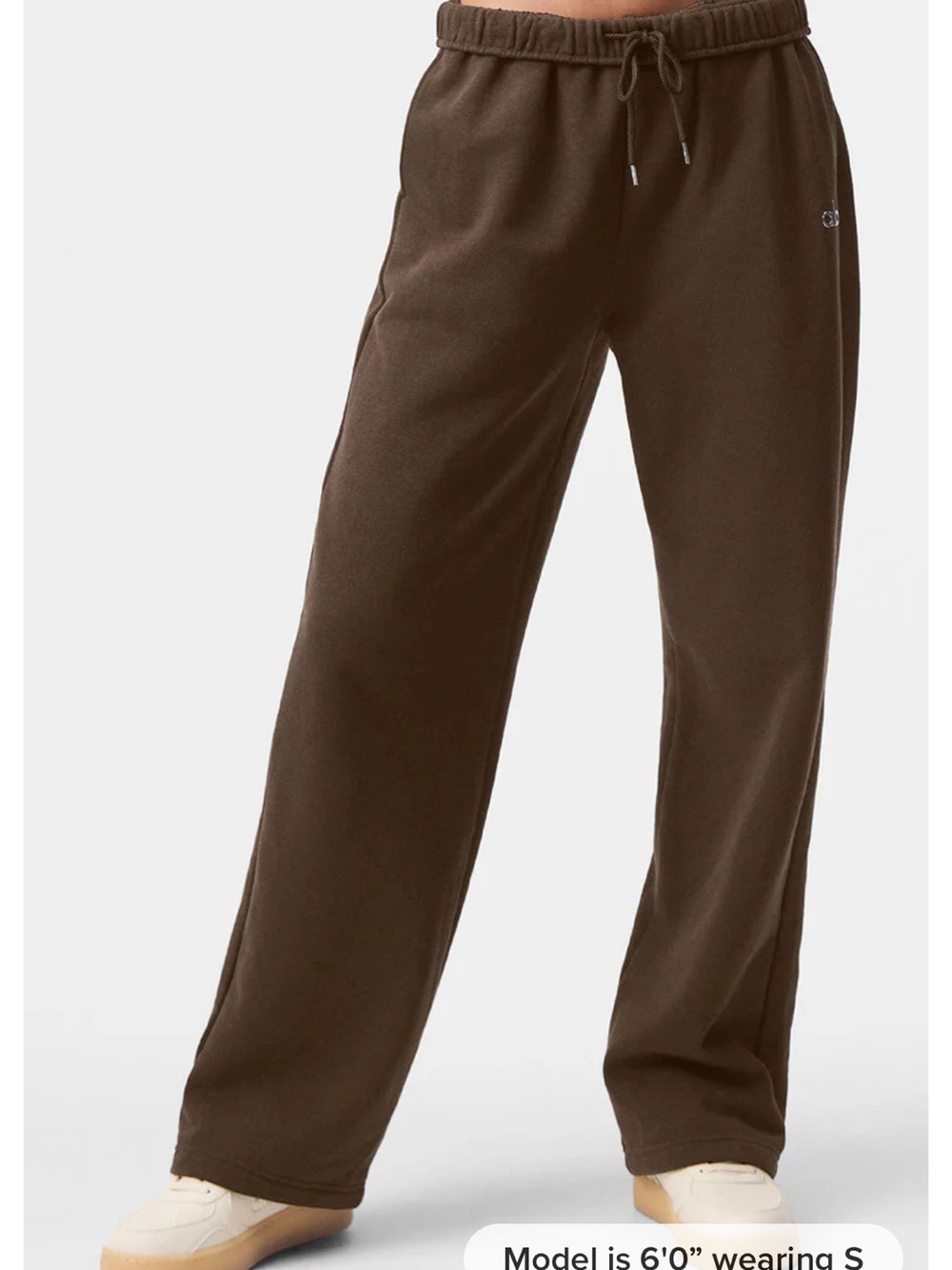 Alo Yoga Women’s Espresso Brown Accolade straight leg sweatpants Large